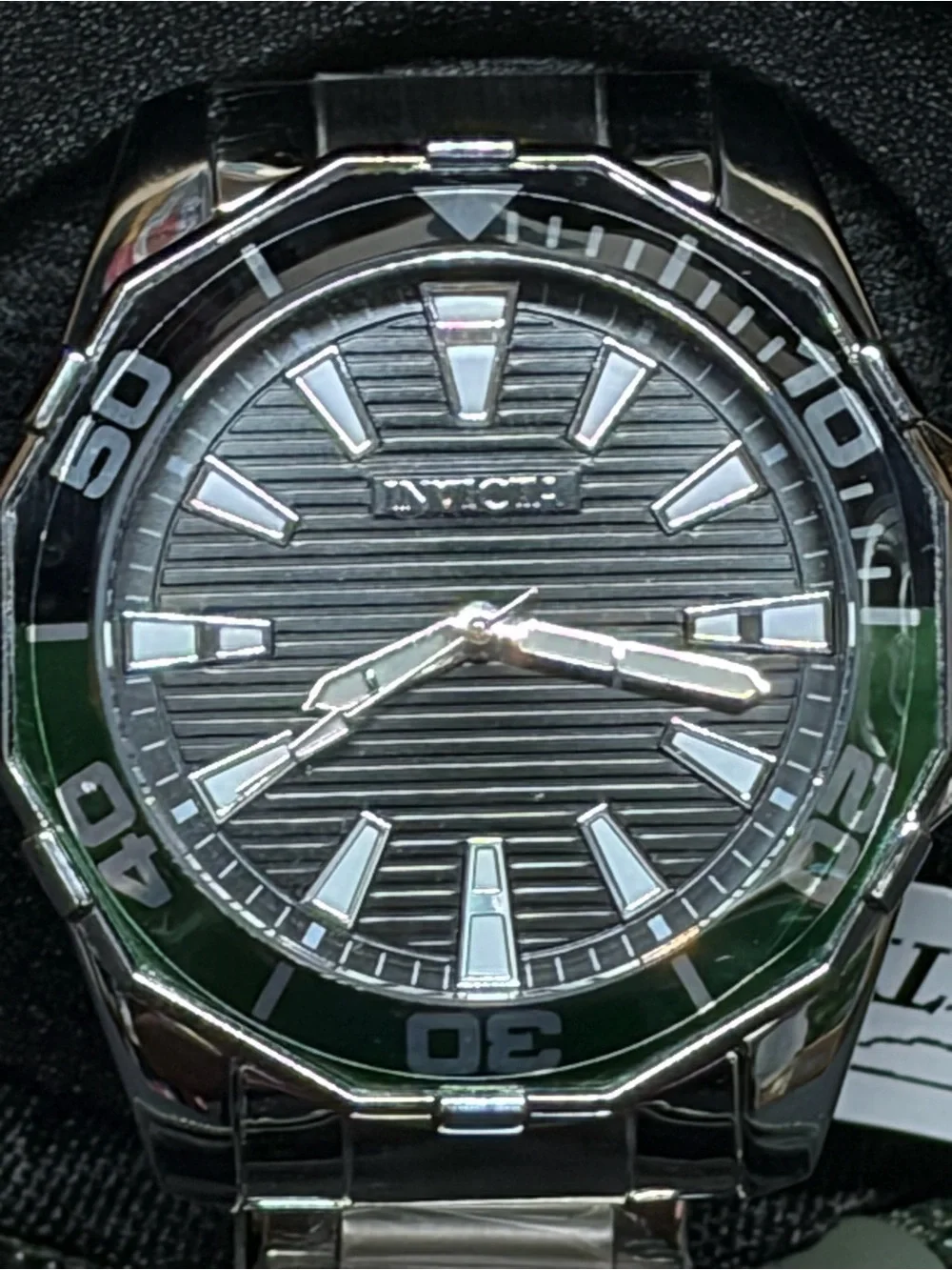 Invicta Pro Diver Meridian Special Edition Men's Watch 46mm, Steel w/ Black Dial